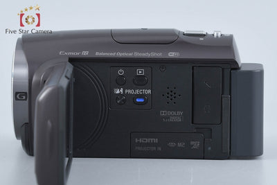 【中古】SONY ソニー HDR-PJ670 ボルドーブラウン デジタルビデオカメラ 多言語対応
