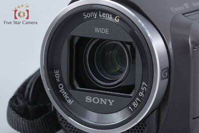 【中古】SONY ソニー HDR-PJ670 ボルドーブラウン デジタルビデオカメラ 多言語対応