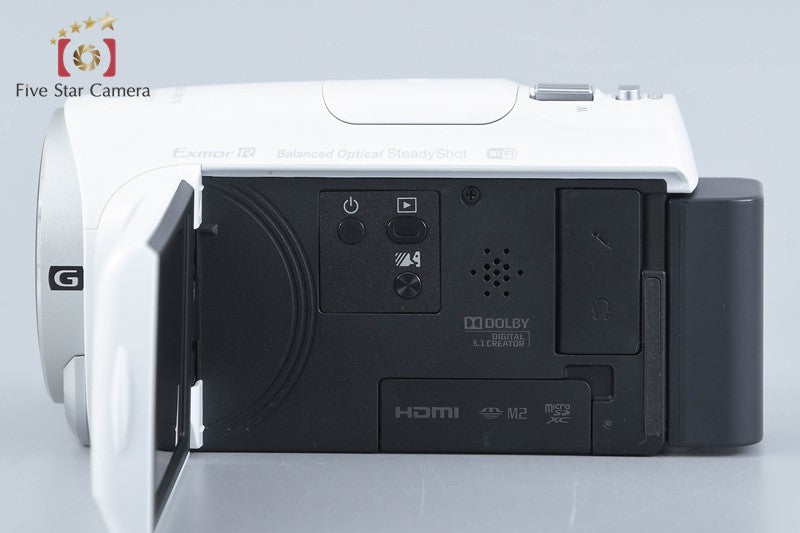 【中古】SONY ソニー ハンディカム HDR-CX670 ホワイト デジタルビデオカメラ 多言語対応 - 5枚目