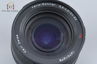 【中古】CONTAX コンタックス Carl Zeiss Vario-Sonnar 24-85mm f/3.5-4.5 T* Nマウント用
