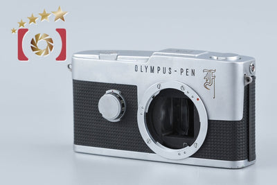 【中古】OLYMPUS オリンパス PEN F シルバー フィルム一眼レフカメラ