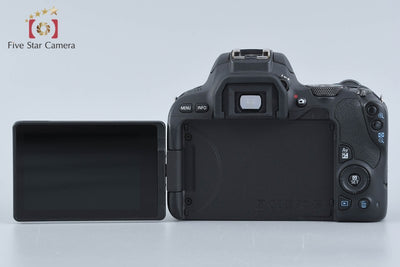 【中古】Canon キヤノン EOS Kiss X9 EF-S 18-55 IS STM レンズキット ブラック