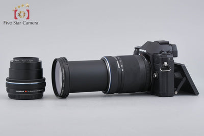 【中古】OLYMPUS オリンパス OM-D E-M10 Mark III EZ ダブルズームキット ブラック シャッター回数僅少