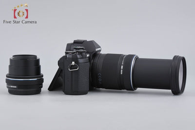 【中古】OLYMPUS オリンパス OM-D E-M10 Mark III EZ ダブルズームキット ブラック シャッター回数僅少