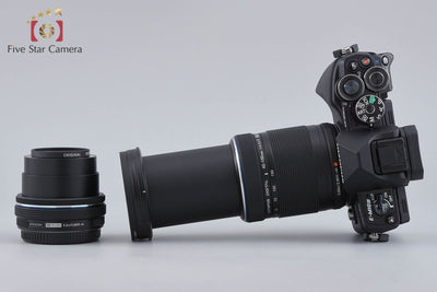【中古】OLYMPUS オリンパス OM-D E-M10 Mark III EZ ダブルズームキット ブラック シャッター回数僅少