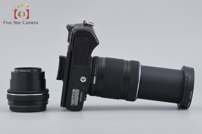 【中古】OLYMPUS オリンパス OM-D E-M10 Mark III EZ ダブルズームキット ブラック シャッター回数僅少