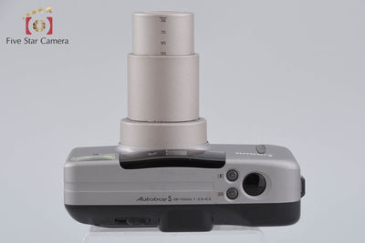 【中古】Canon キヤノン Autoboy S PANORAMA グレージュチタン コンパクトフィルムカメラ