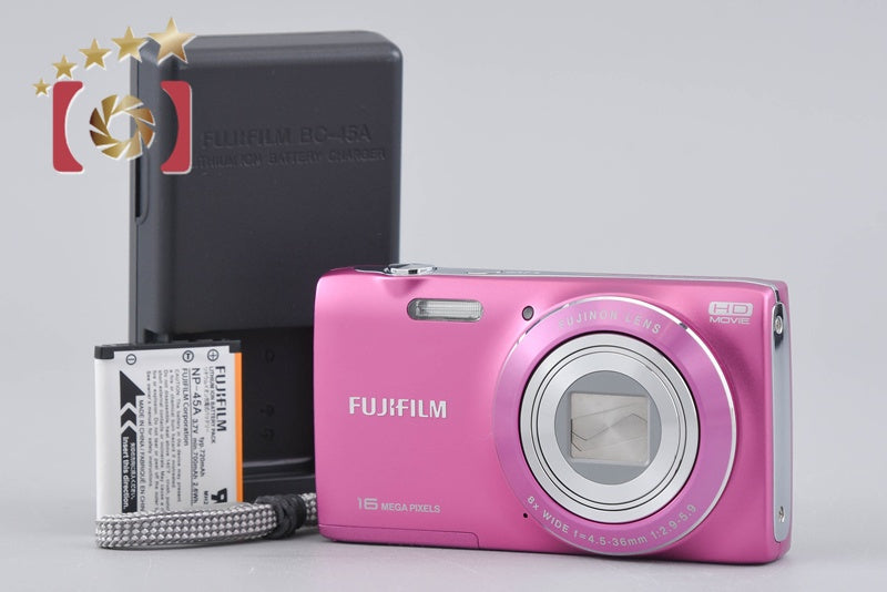 【中古】FUJIFILM 富士フイルム FinePix JZ250 ピンク コンパクトデジタルカメラ