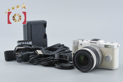 【中古】PENTAX ペンタックス Q ズームレンズキット ホワイト シャッター回数僅少