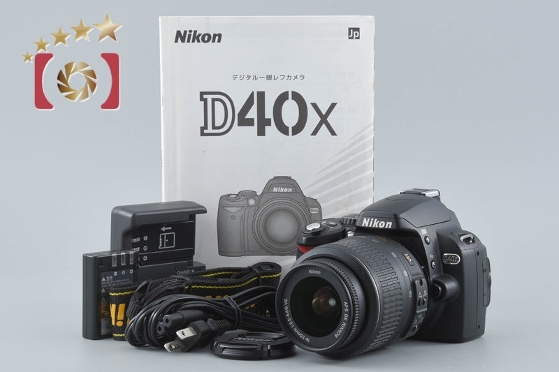 【中古】Nikon ニコン D40X + AF-S DX NIKKOR 18-55mm f/3.5-5.6 G VR