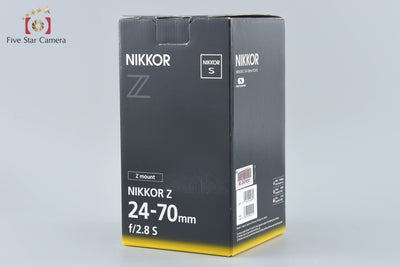 【中古】Nikon ニコン NIKKOR Z 24-70mm f/2.8 S 元箱付き