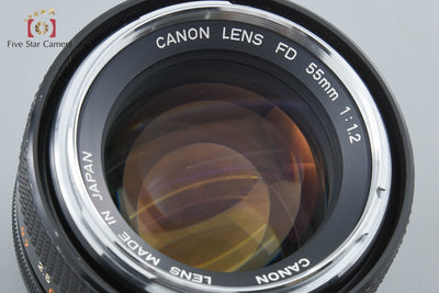 【中古】Canon キヤノン FD 55mm f/1.2