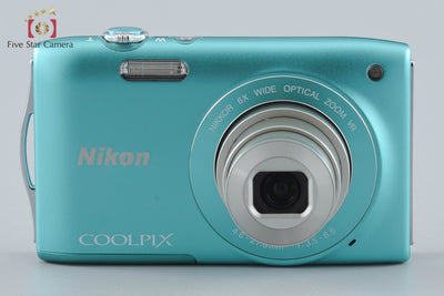 【中古】Nikon ニコン COOLPIX S3300 ミントグリーン コンパクトデジタルカメラ