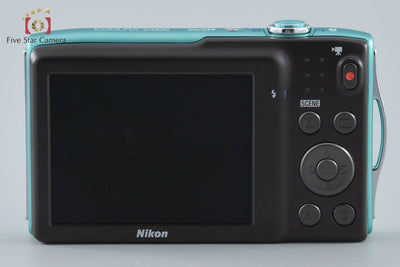 【中古】Nikon ニコン COOLPIX S3300 ミントグリーン コンパクトデジタルカメラ