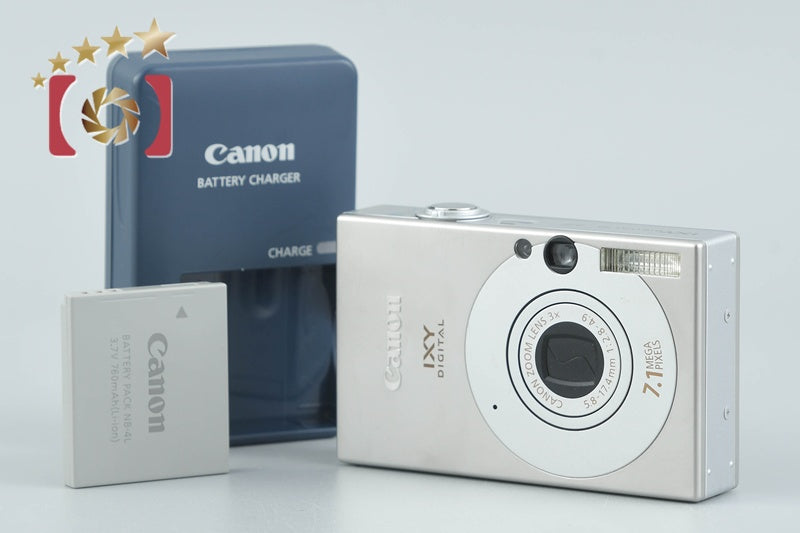 【中古】Canon キヤノン IXY Digital 10 シルバー コンパクトデジタルカメラ