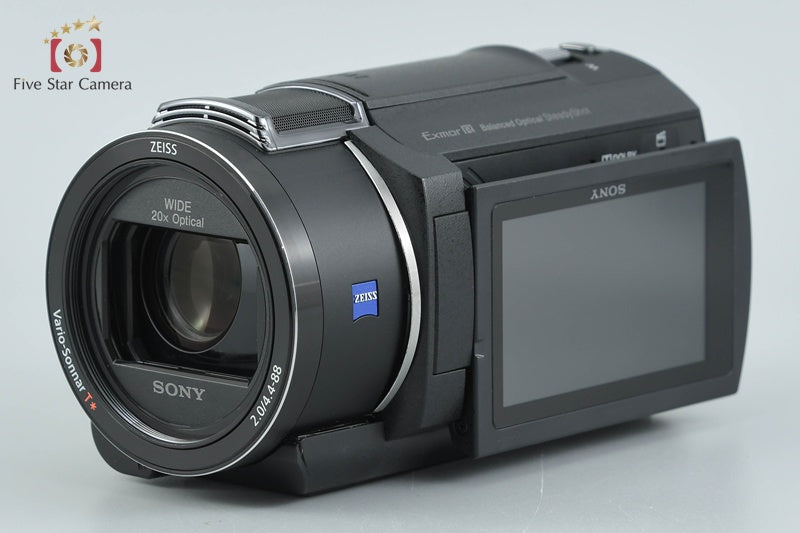 中古】SONY ソニー HANDYCAM FDR-AX45 ブラック ビデオカメラ 元箱付き