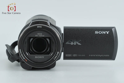 【中古】SONY ソニー HANDYCAM FDR-AX45 ブラック ビデオカメラ 元箱付き 多言語対応