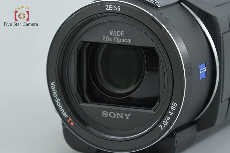 中古】SONY ソニー HANDYCAM FDR-AX45 ブラック ビデオカメラ 元箱付き