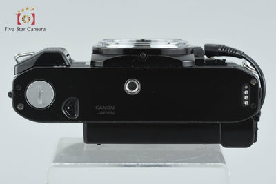 【中古】Canon キヤノン AE-1 PROGRAM ブラック フィルム一眼レフカメラ データバックA付属