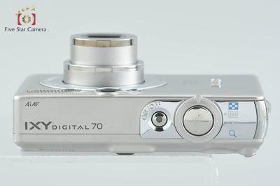 【中古】Canon キヤノン IXY Digital 70 シルバー コンパクトデジタルカメラ