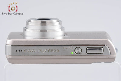 【中古】Nikon ニコン COOLPIX S520 ライトブロンズ コンパクトデジタルカメラ