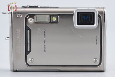【中古】OLYMPUS オリンパス μ1030SW メタルシルバー コンパクトデジタルカメラ