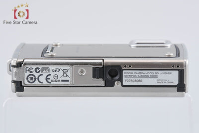 【中古】OLYMPUS オリンパス μ1030SW メタルシルバー コンパクトデジタルカメラ