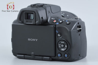 【中古】SONY ソニー α55 SLT-A55V ズームレンズキット ブラック