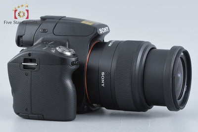 【中古】SONY ソニー α55 SLT-A55V ズームレンズキット ブラック