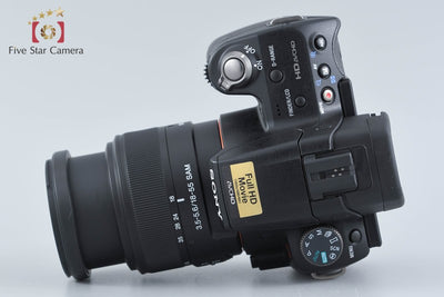 【中古】SONY ソニー α55 SLT-A55V ズームレンズキット ブラック