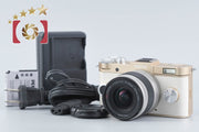 【中古】PENTAX ペンタックス Q-S1 ゴールド x クリーム ズームレンズキット シャッター回数僅少