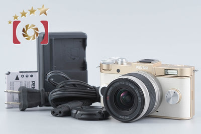 【中古】PENTAX ペンタックス Q-S1 ゴールド x クリーム ズームレンズキット シャッター回数僅少
