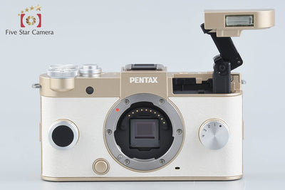 【中古】PENTAX ペンタックス Q-S1 ゴールド x クリーム ズームレンズキット シャッター回数僅少