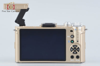 【中古】PENTAX ペンタックス Q-S1 ゴールド x クリーム ズームレンズキット シャッター回数僅少