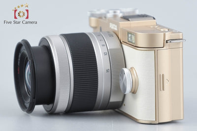 【中古】PENTAX ペンタックス Q-S1 ゴールド x クリーム ズームレンズキット シャッター回数僅少