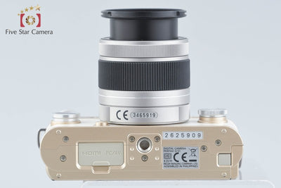 【中古】PENTAX ペンタックス Q-S1 ゴールド x クリーム ズームレンズキット シャッター回数僅少