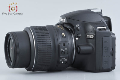 【中古】Nikon ニコン D3200 18-55 VR レンズキット ブラック