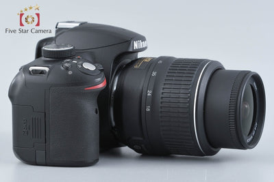 【中古】Nikon ニコン D3200 18-55 VR レンズキット ブラック
