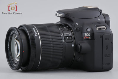 【中古】Canon キヤノン EOS Kiss X7 EF-S 18-55mm IS STM レンズキット ブラック 元箱付き