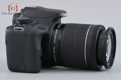 【中古】Canon キヤノン EOS Kiss X7 EF-S 18-55mm IS STM レンズキット ブラック 元箱付き