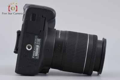 【中古】Canon キヤノン EOS Kiss X7 EF-S 18-55mm IS STM レンズキット ブラック 元箱付き