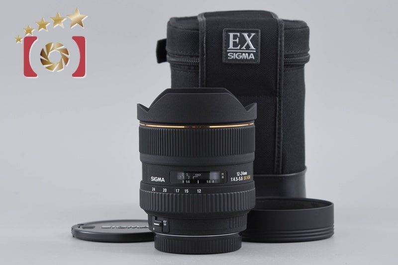 【中古】SIGMA シグマ 12-24mm f/4.5-5.6 EX DG HSM キヤノン用