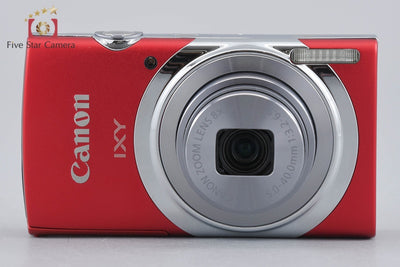 【中古】Canon キヤノン IXY 130 レッド コンパクトデジタルカメラ