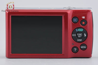 【中古】Canon キヤノン IXY 130 レッド コンパクトデジタルカメラ
