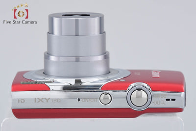 【中古】Canon キヤノン IXY 130 レッド コンパクトデジタルカメラ