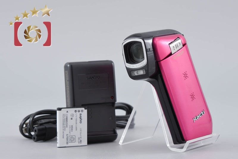 【中古】SANYO 三洋電機 Xacti DMX-CG10 ピンク デジタルムービーカメラ