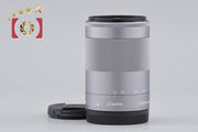 【中古】Canon キヤノン EF-M 55-200mm f/4.5-6.3 IS STM シルバー