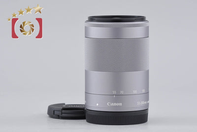 【中古】Canon キヤノン EF-M 55-200mm f/4.5-6.3 IS STM シルバー