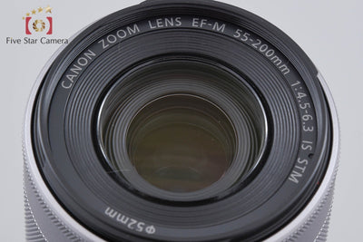 【中古】Canon キヤノン EF-M 55-200mm f/4.5-6.3 IS STM シルバー