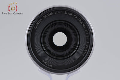 【中古】Canon キヤノン EF-M 55-200mm f/4.5-6.3 IS STM シルバー
